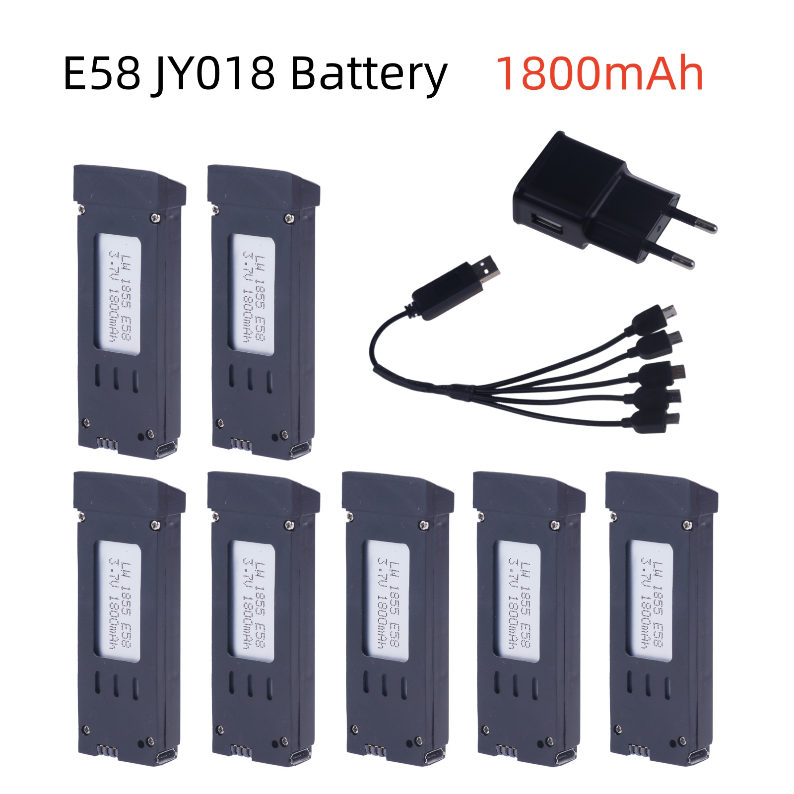 Eachine Drone E58 - Drone RC 3.7V 1800mAh baterai Lithium