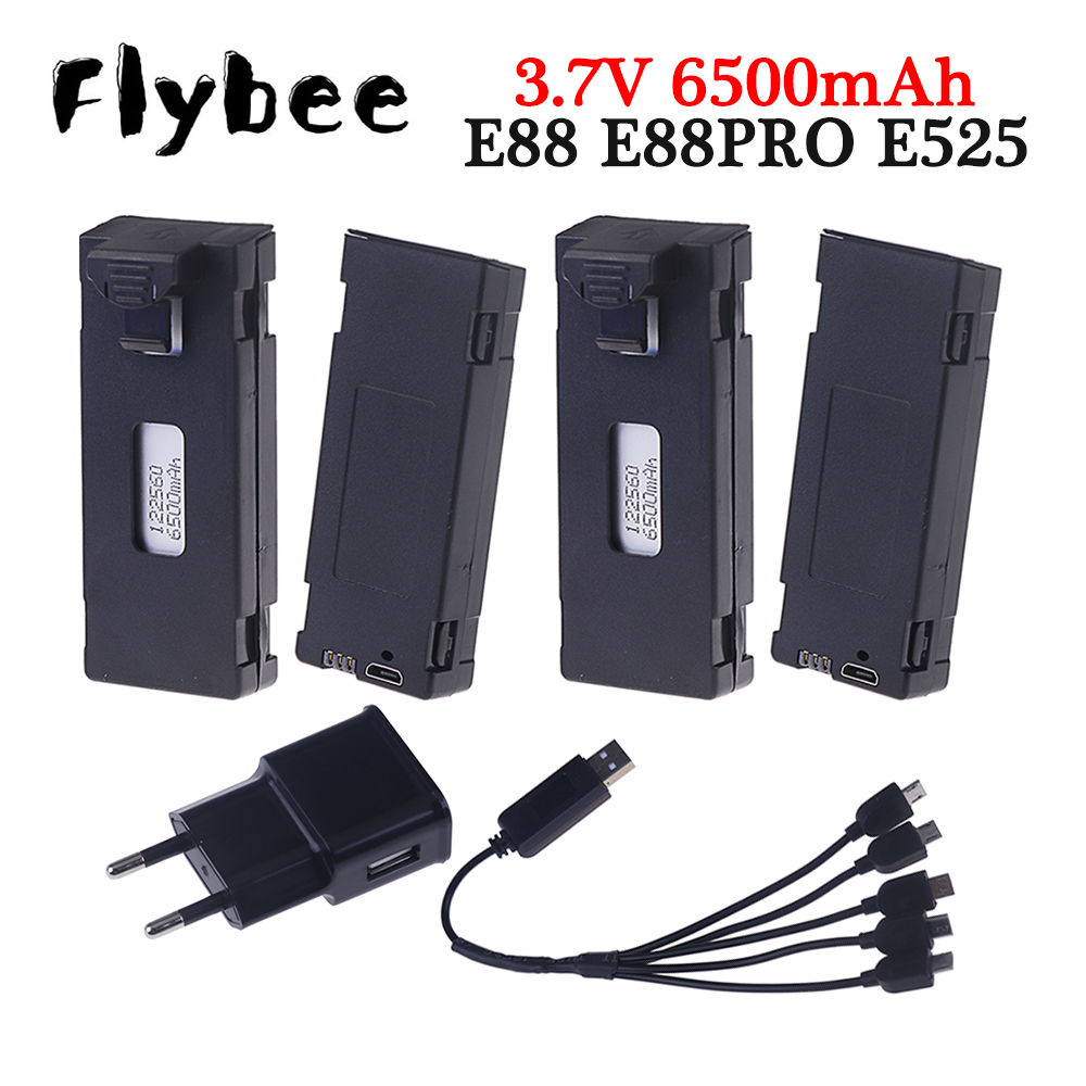 Eachine Drone E58 - Baterai isi ulang 3.7V 6500mAh Sebuah