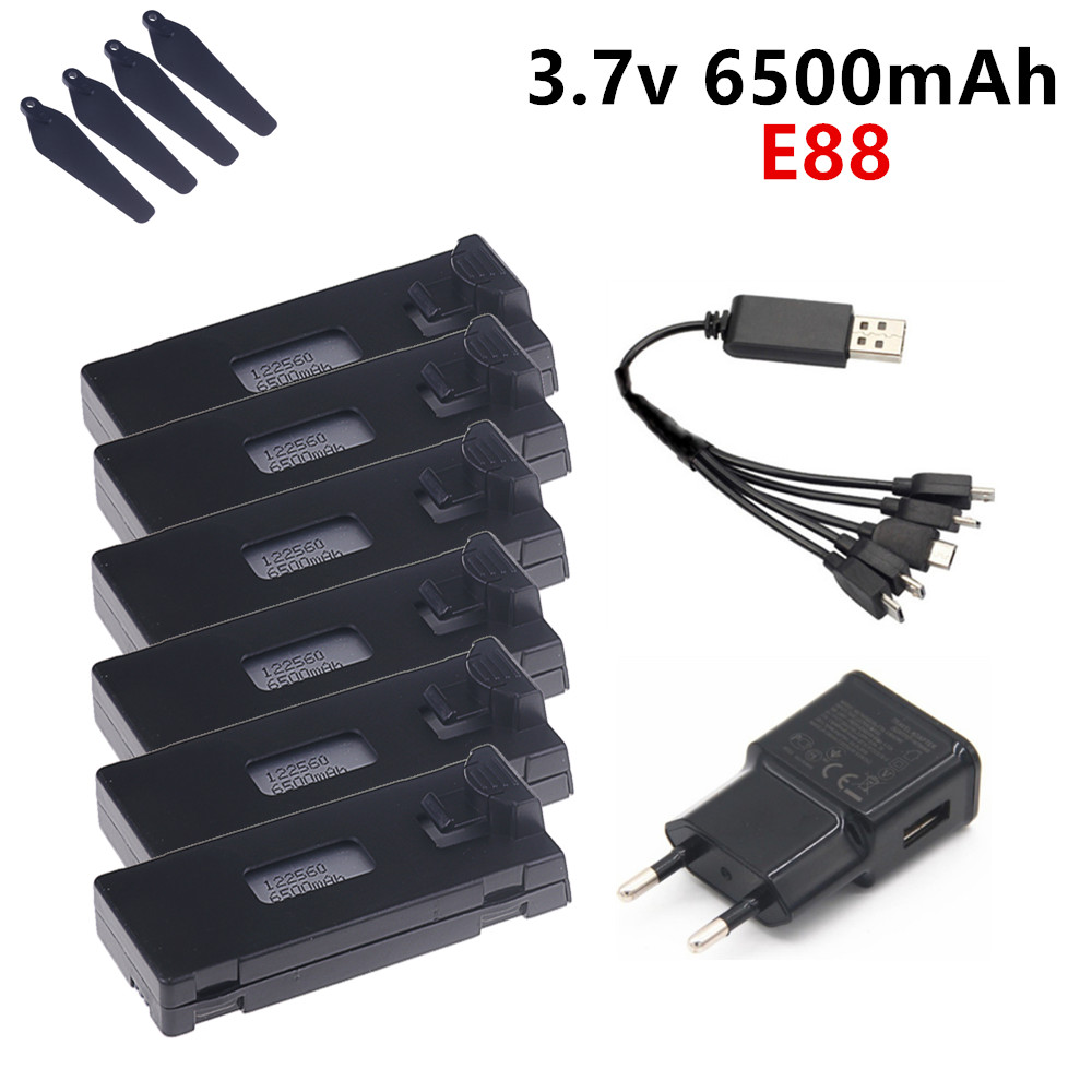 Baterai Lipo 3.7V 6500MAh untu - Eachine Drone E58 ulasan dan harga