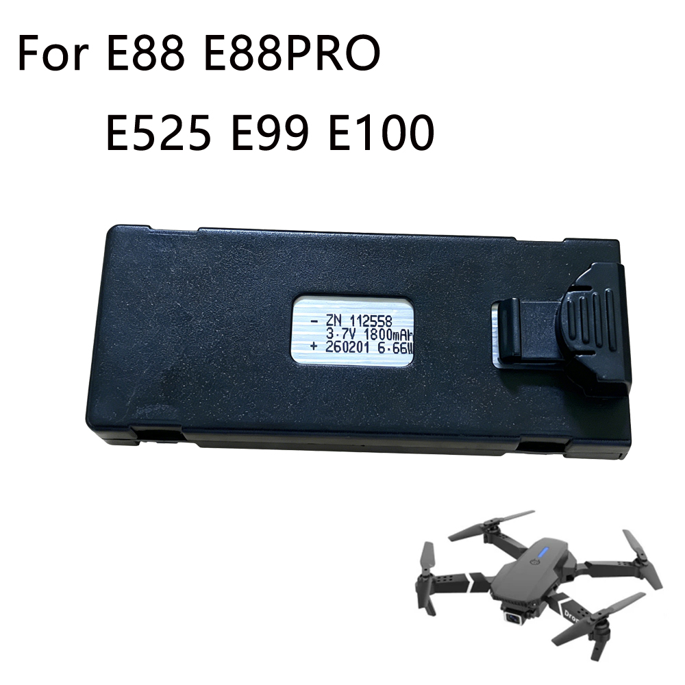 E88 baterai Drone 3.7V 1800mAh - Eachine Drone E58 ulasan dan harga