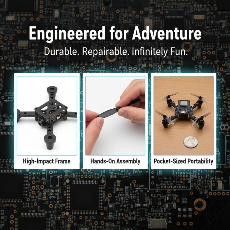 E1 ESP32 Kit Drone Mini Open‑S - Drone Kit Parts Included ulasan dan harga